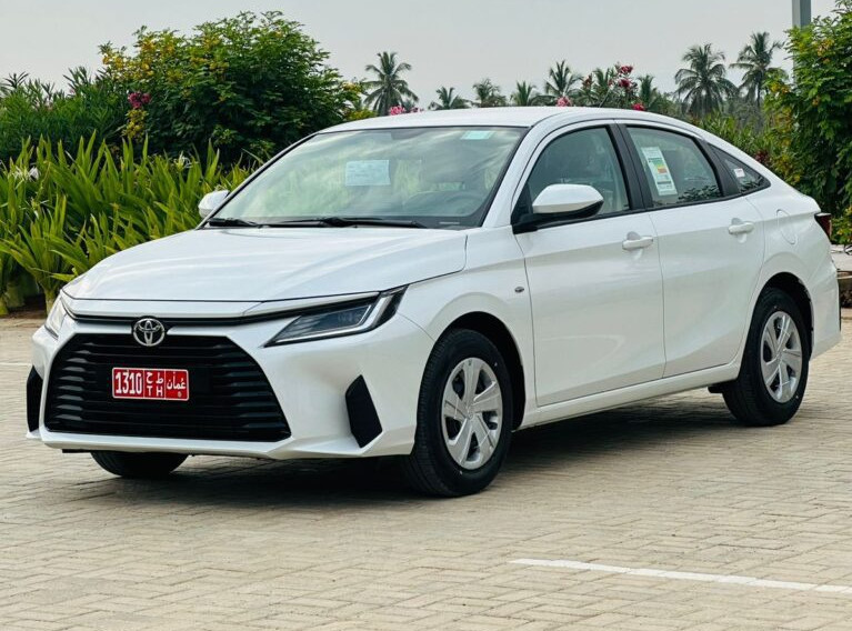 Toyota Yaris car for rent in Oman